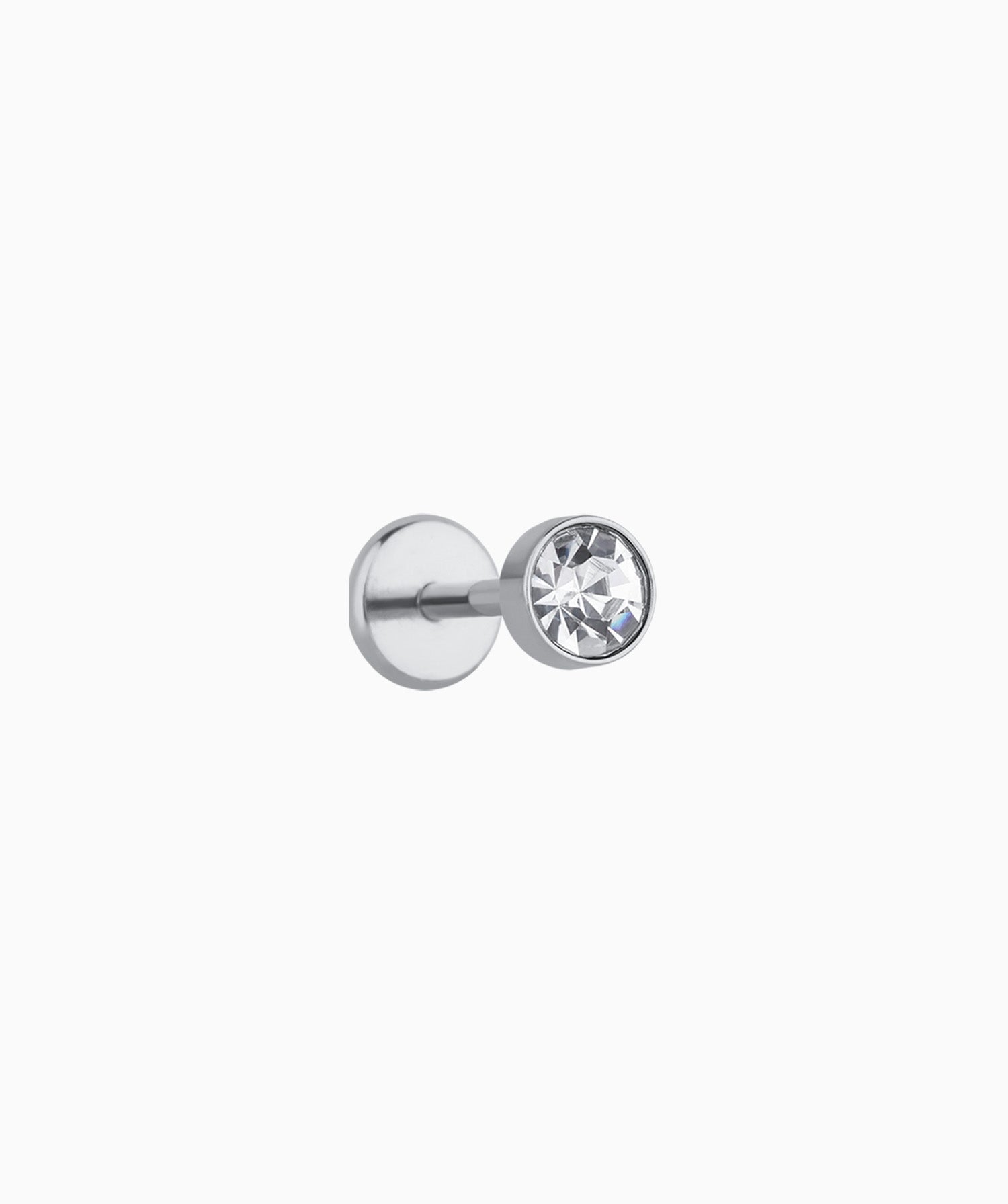 Basic Gem Flatback Stud - OumoJewelry