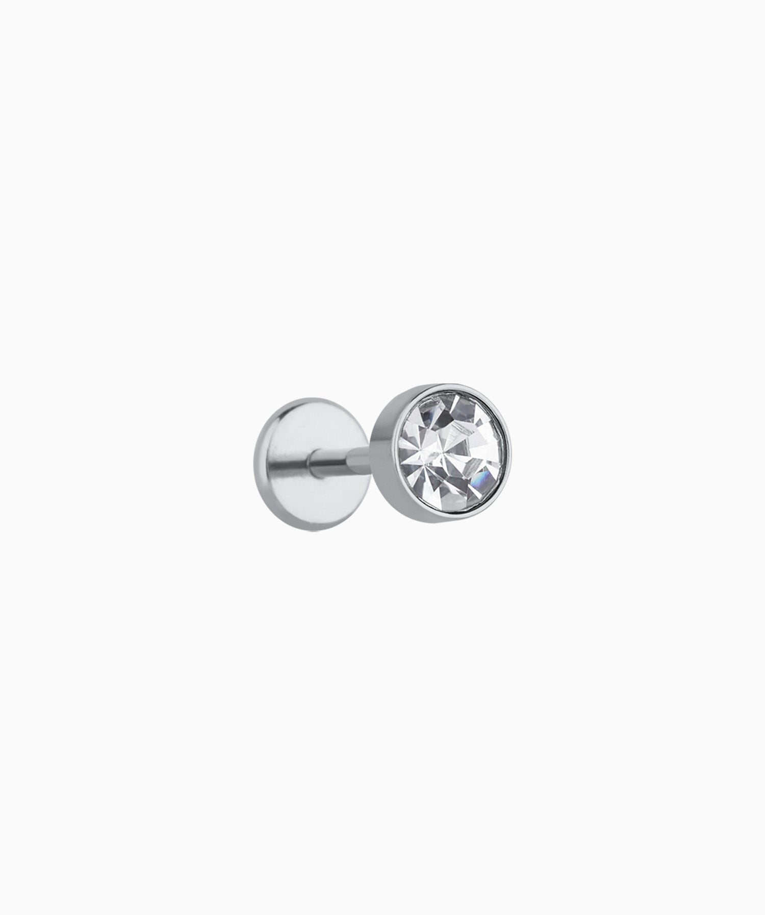 Basic Gem Flatback Stud - OumoJewelry