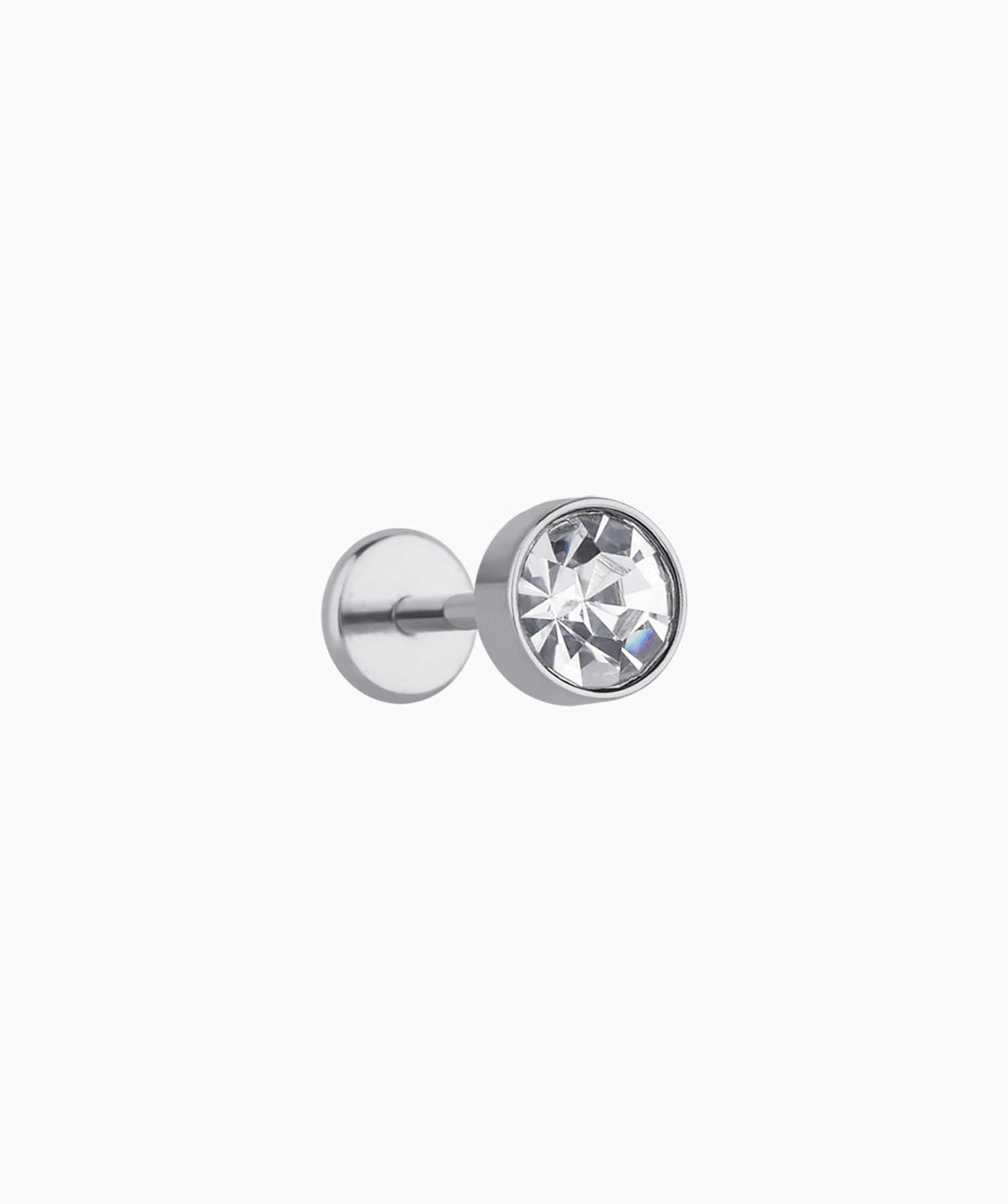 Basic Gem Flatback Stud - OumoJewelry