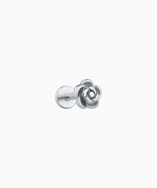 Vintage Rose Flatback Stud - OumoJewelry
