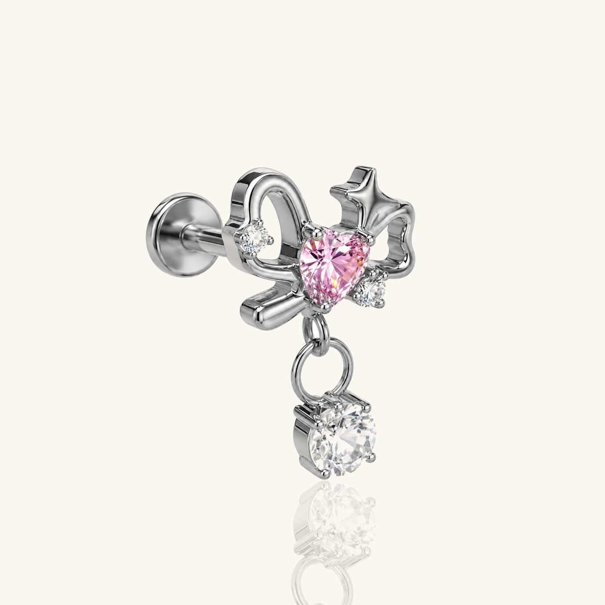 Titanium Clea Stud