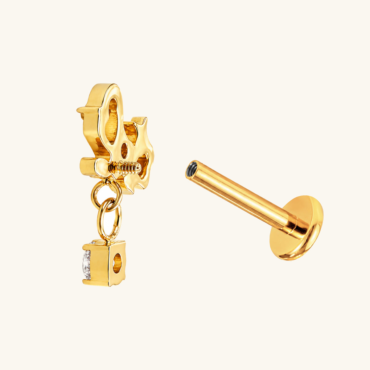 Titanium Clea Stud