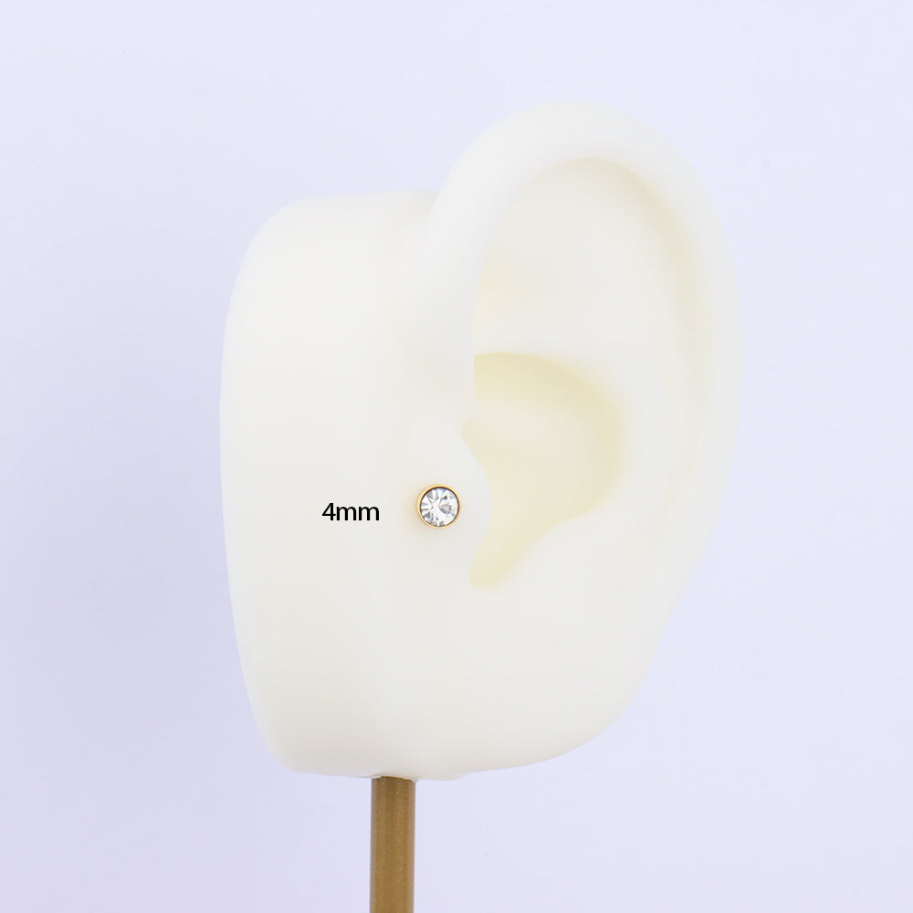 Basic Gem Stud - OhmoJewelry