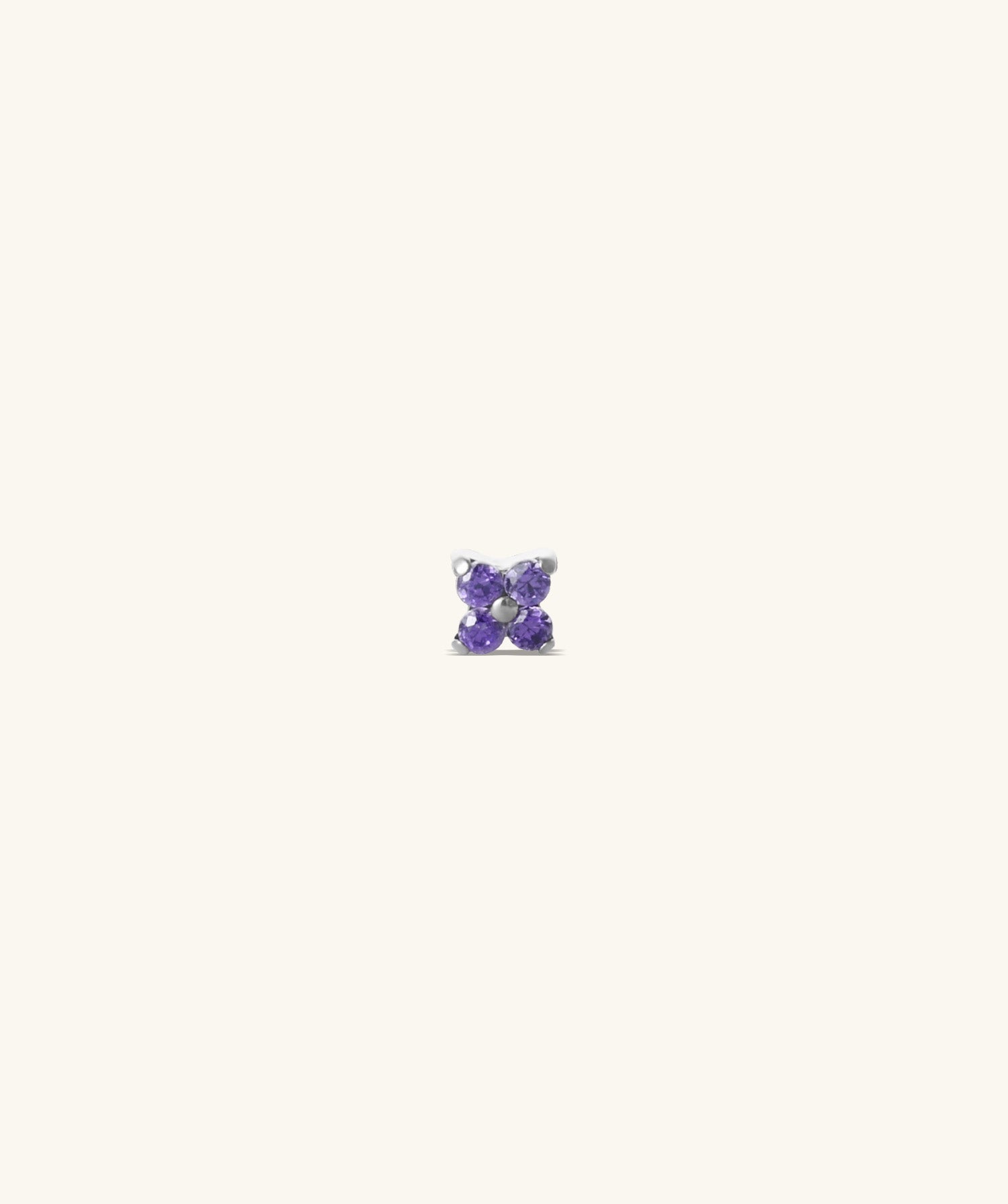 Titanium Star & Flower Reversible Stud - OumoJewelry