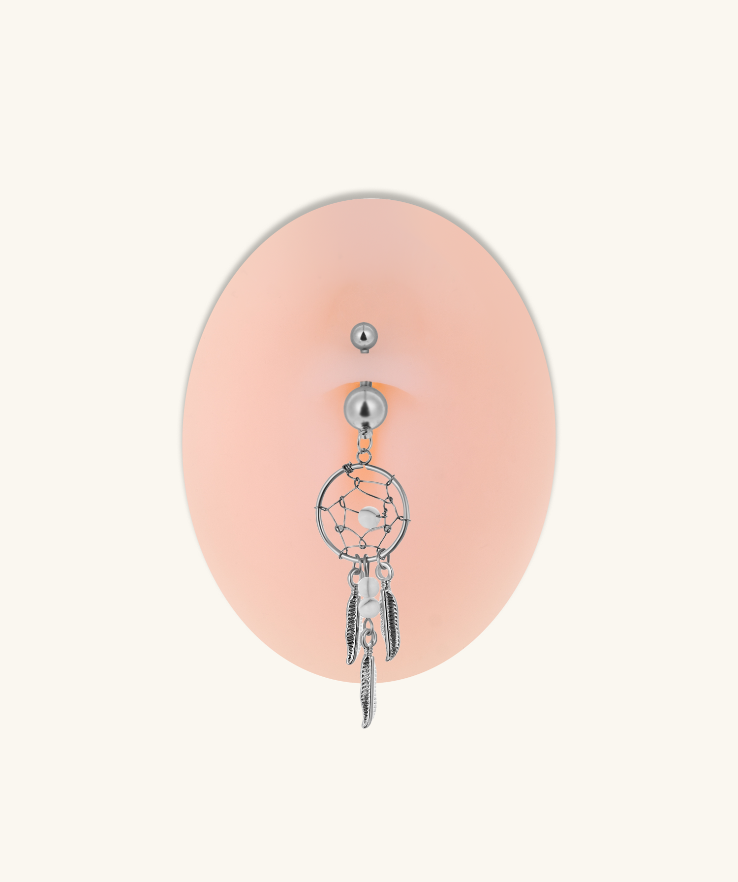 Lyra Belly Ring - Stainless Steel - Navel - Oumo Jewelry