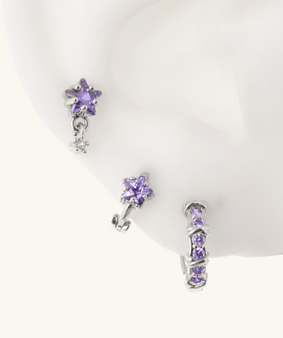 Starlight Amethyst Set - OumoJewelry
