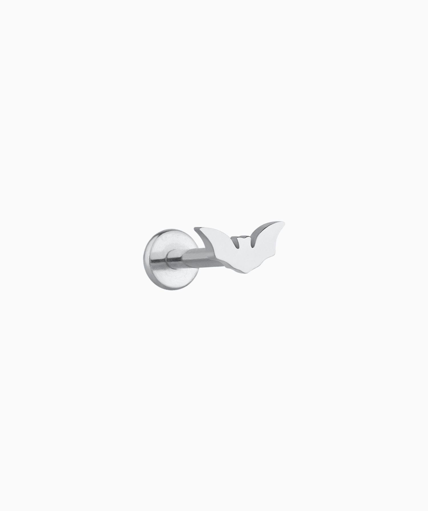 Minimalist Bat Flatback Stud - OumoJewelry