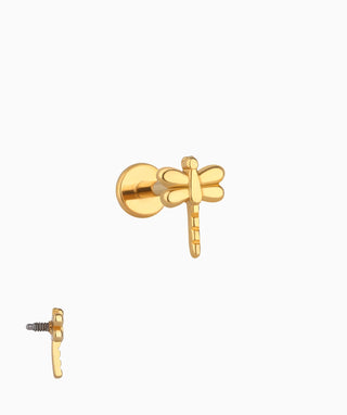 Dragonfly Flatback Stud - OumoJewelry