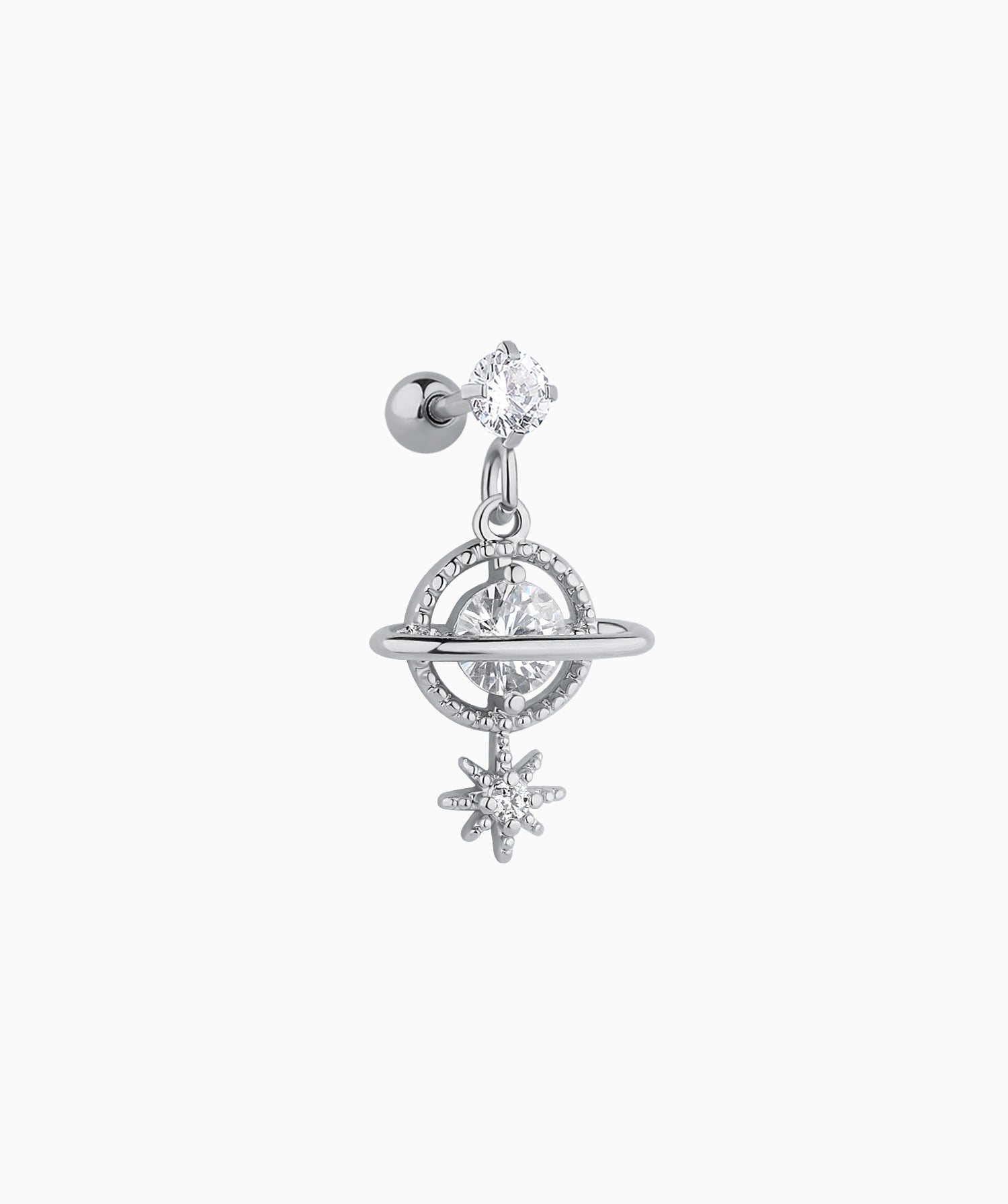 Shiny Celestial Planet Drop - OumoJewelry