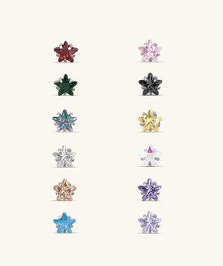 Titanium Zodiac Stars Stud - OumoJewelry