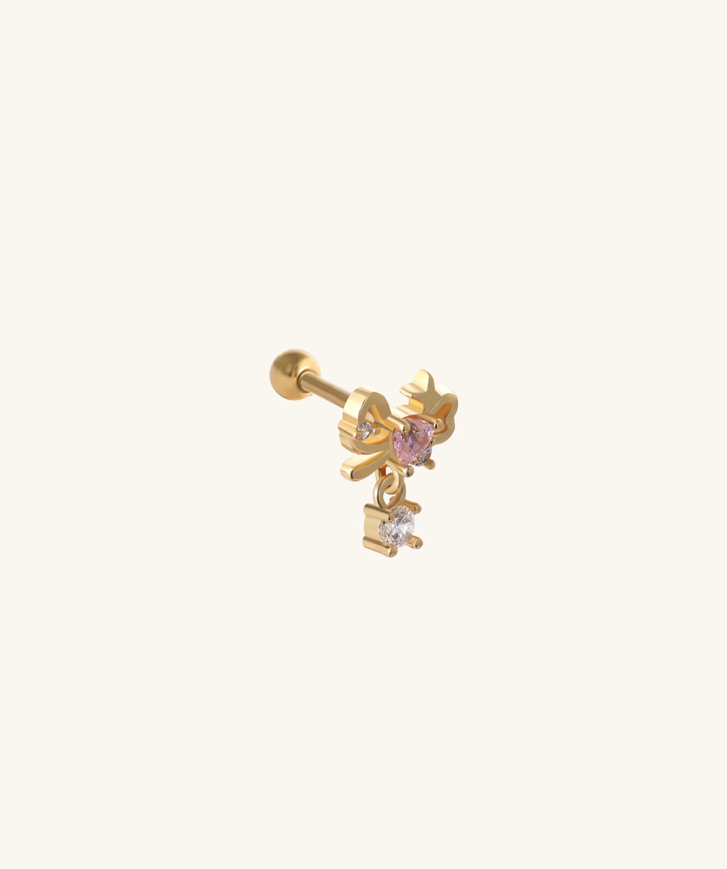 Sweet Love Bow Drop - OumoJewelry