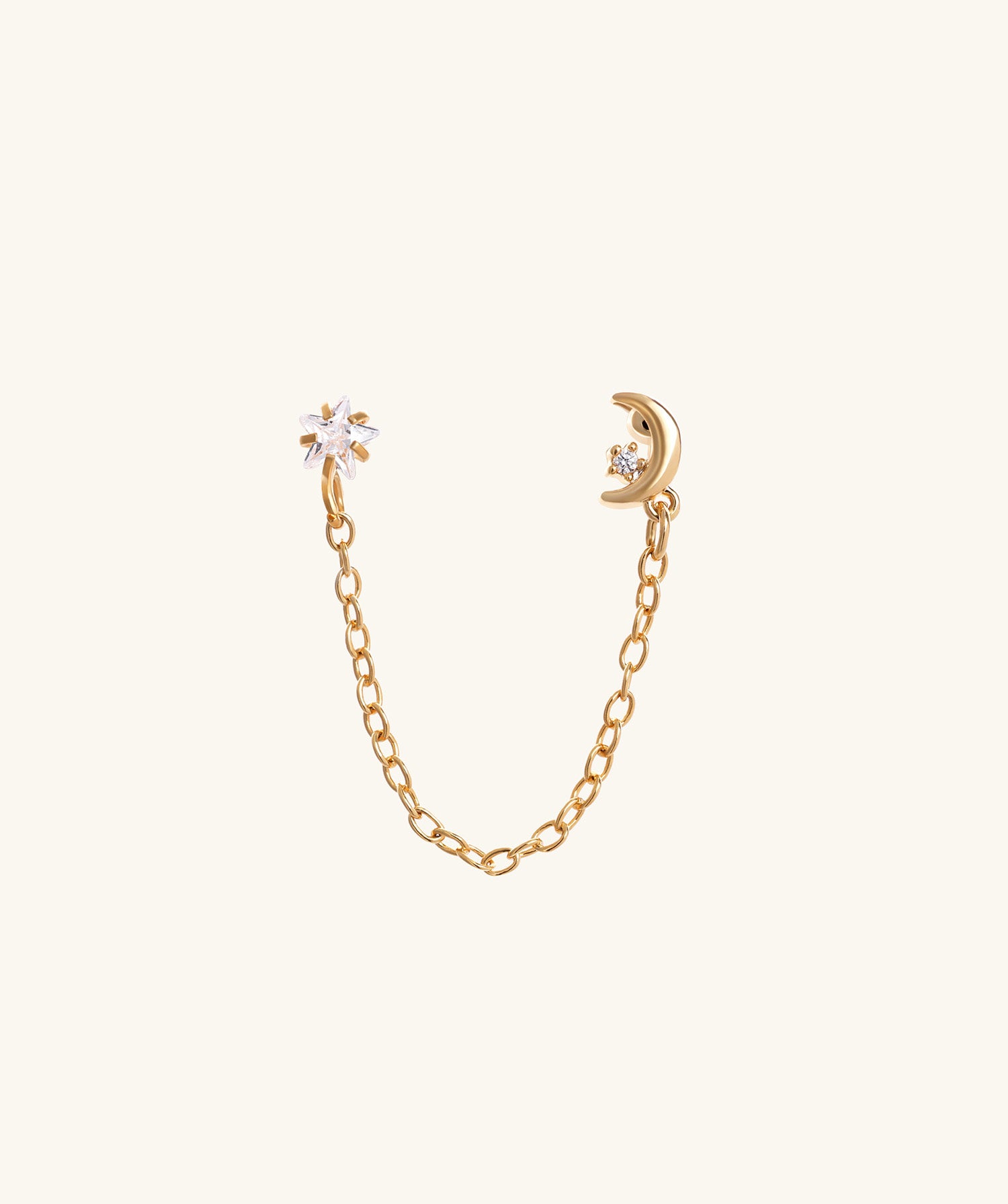 Star & Moon Chain - OumoJewelry