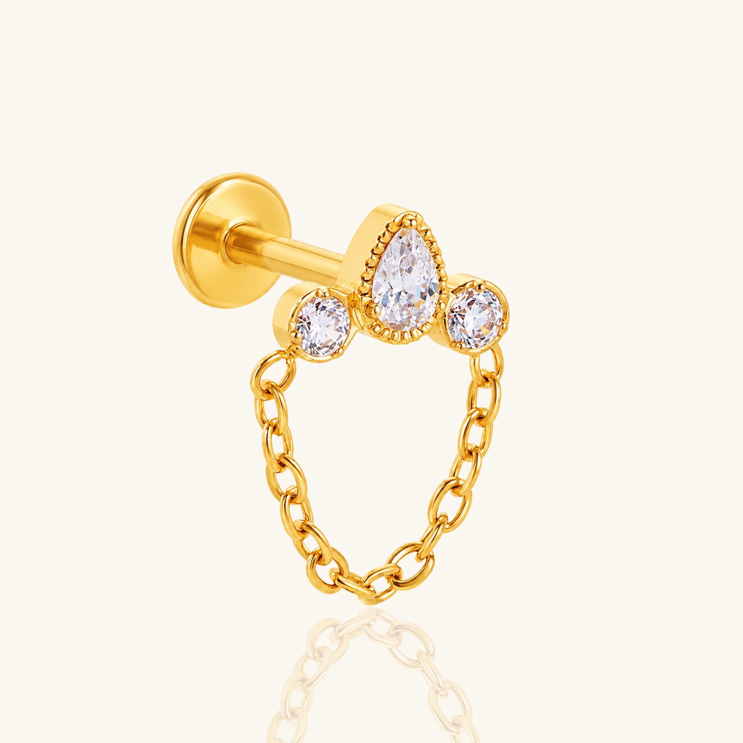 Titanium Vesta Stud
