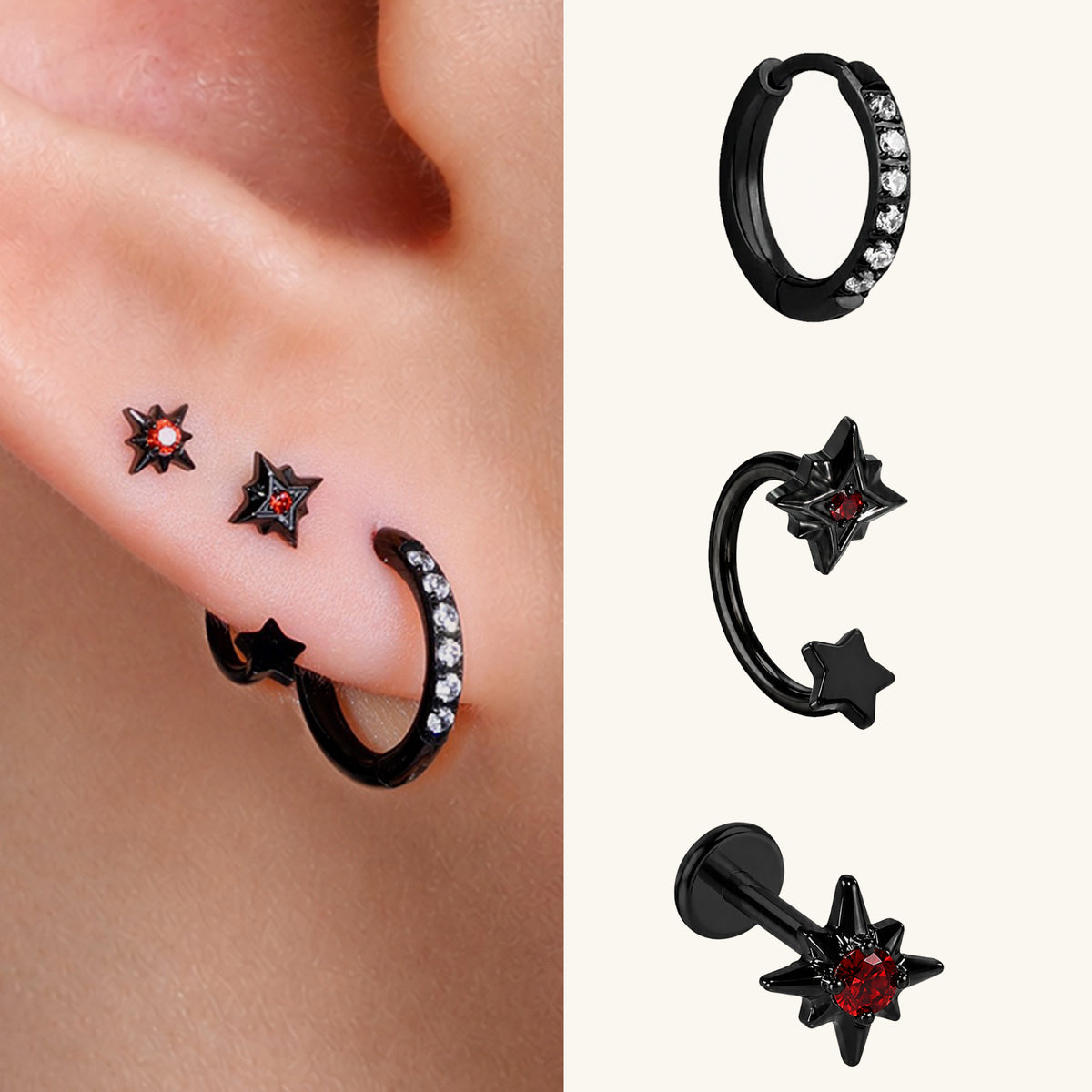 Neva Ear Stack Set