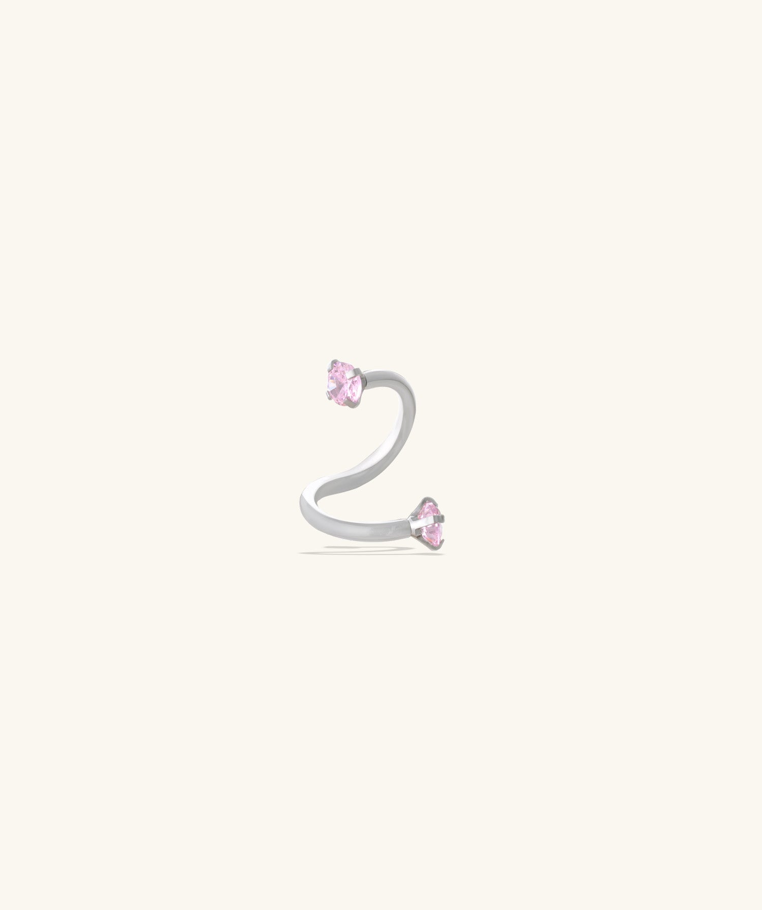 Spiral Gem Barbell