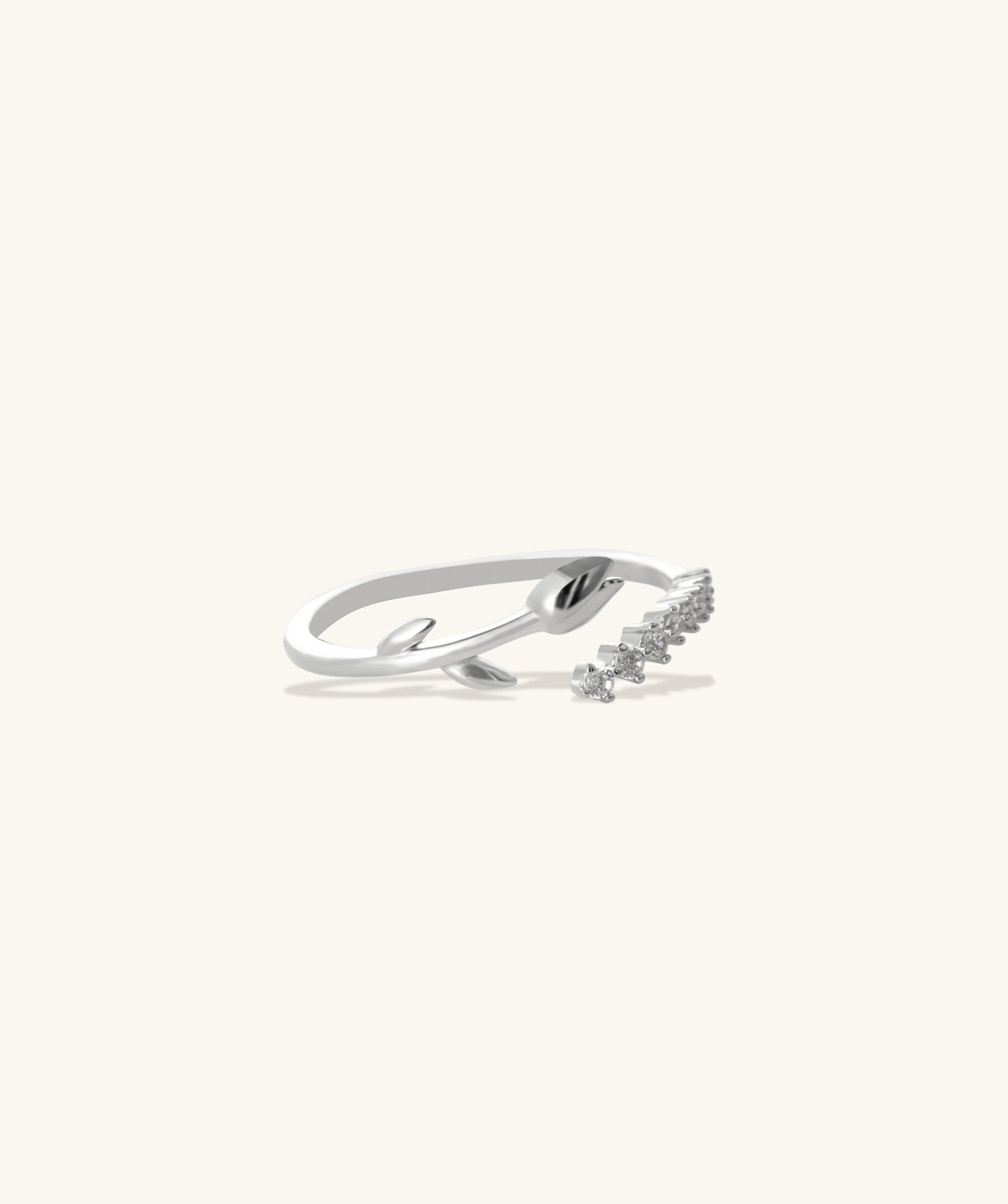 Rose Vine Ring - Brass - Oumo Jewelry
