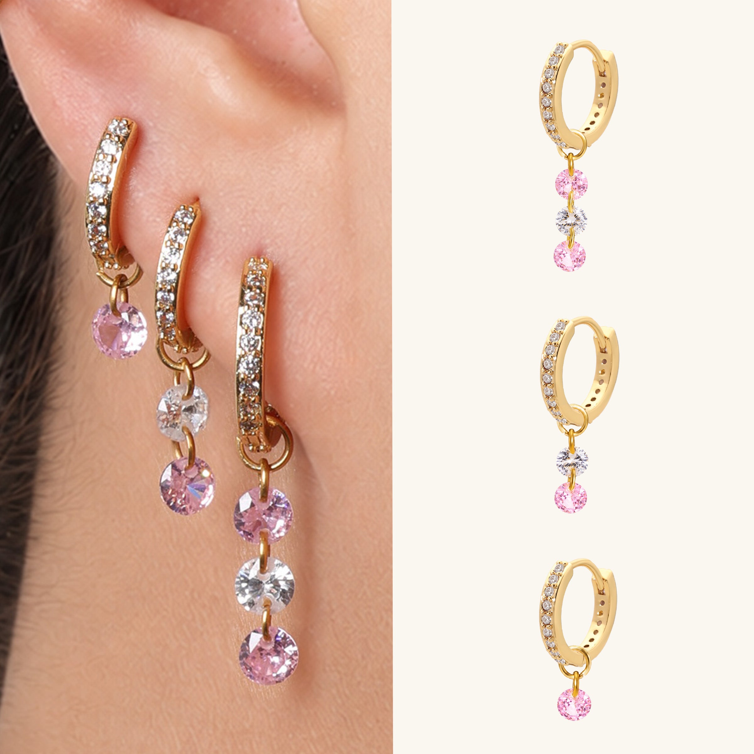 Talia Hoop Set - OumoJewelry