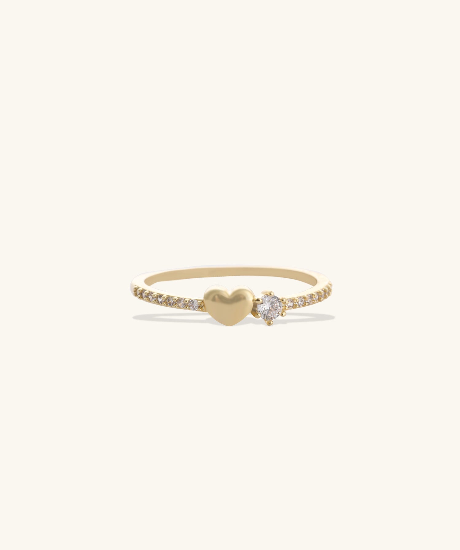 Heartlight Ring - Brass - Oumo Jewelry