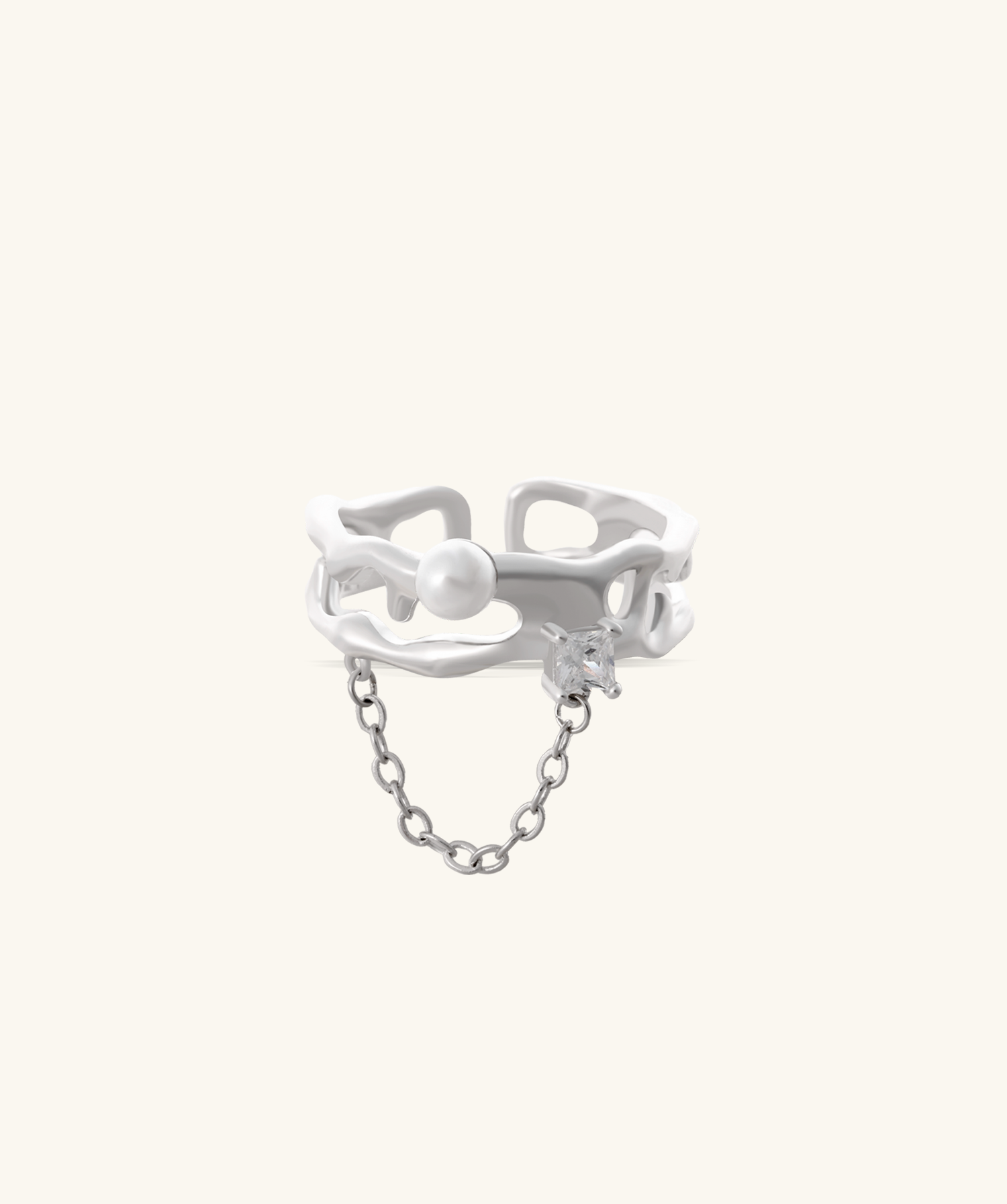 Grace Pearl Ring - OumoJewelry