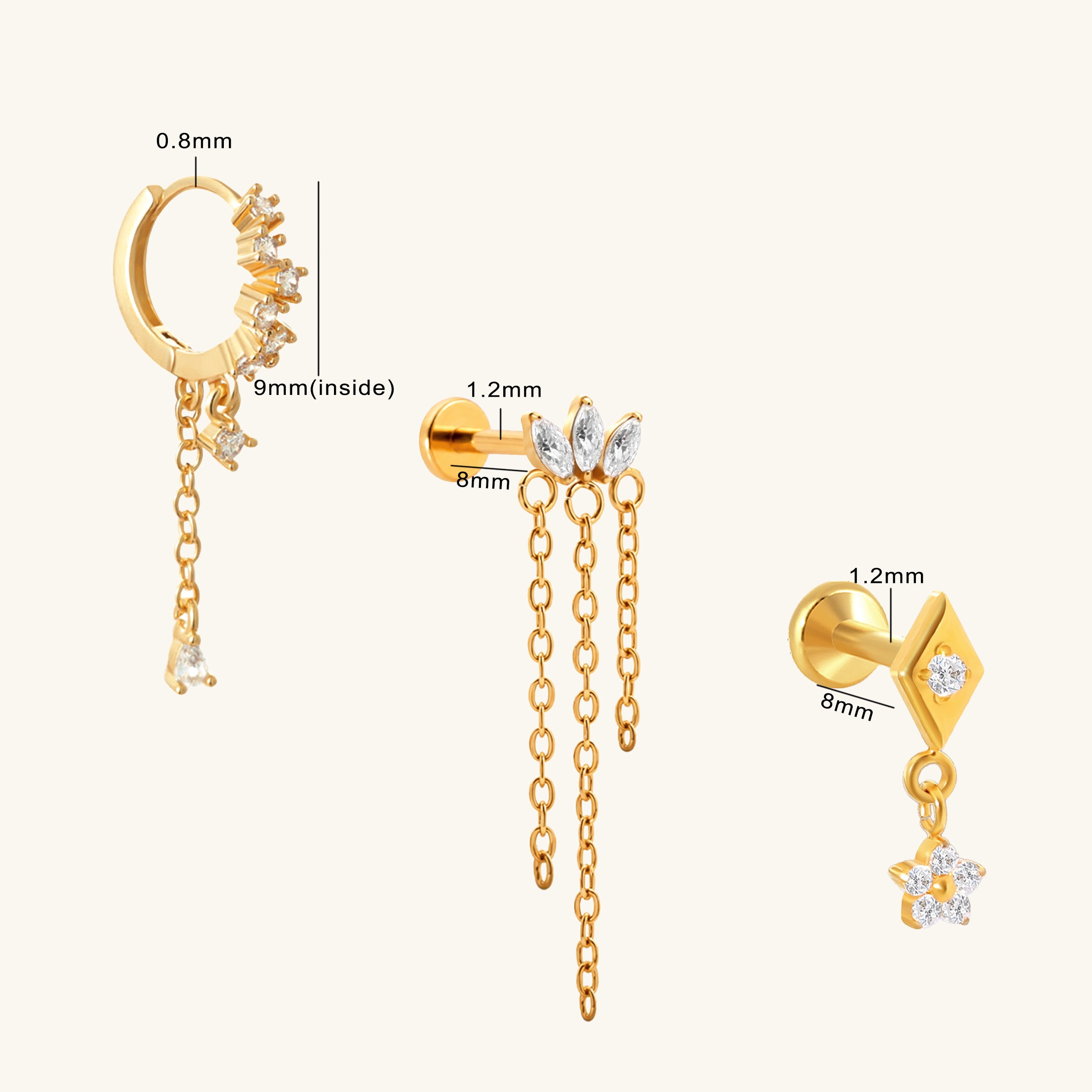 Raina Ear Stack Set