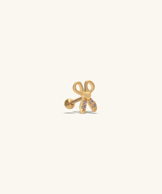Love Scissors Stud - OumoJewelry