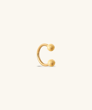 Frosted Ball Nose Ring - OumoJewelry