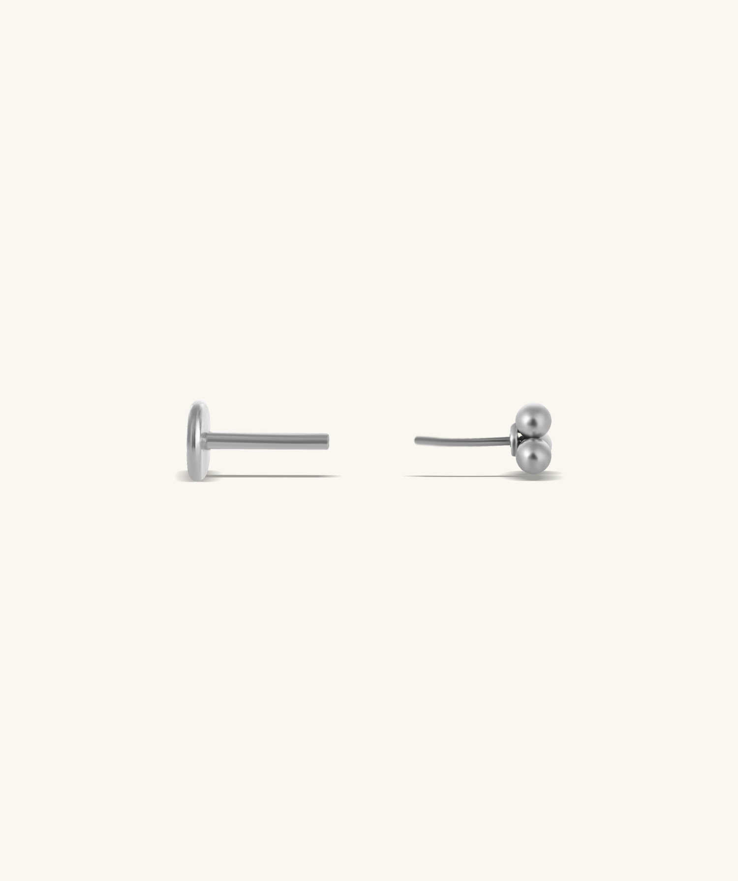 Titanium Basic Flatback Stud - OumoJewelry