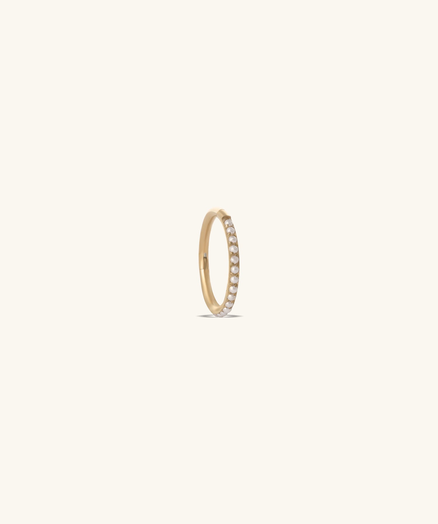 Titanium Pearl Clicker - OumoJewelry