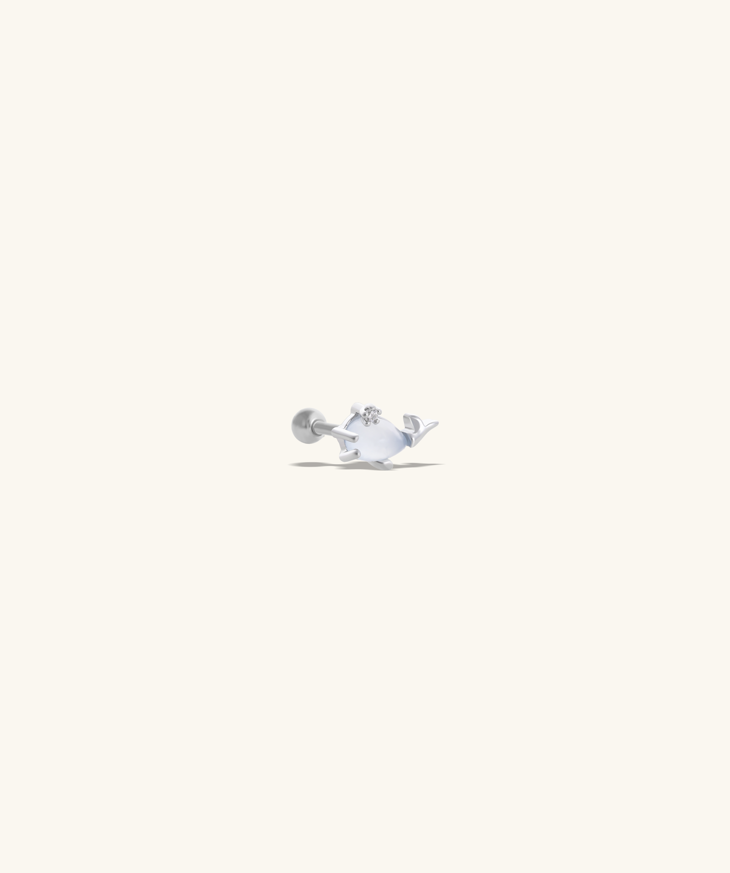 Whale Stud - OumoJewelry