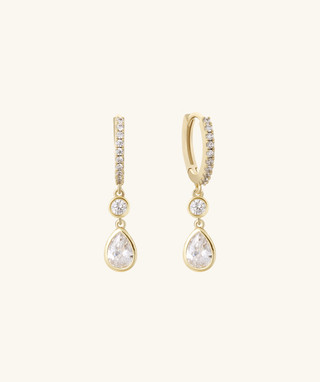 Stellar Dangle Hoops - OumoJewelry