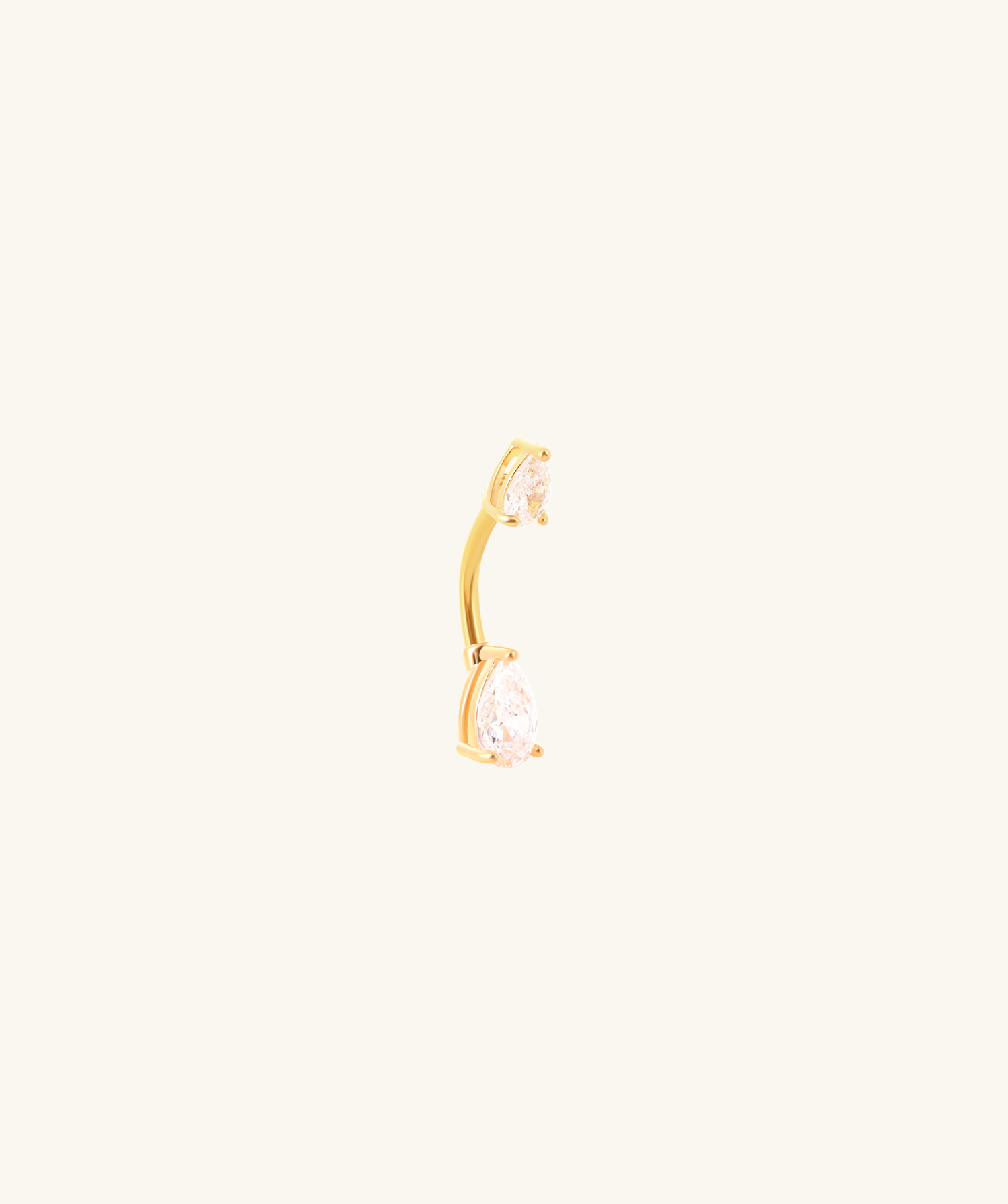 Marquise Drop Belly Ring - OumoJewelry