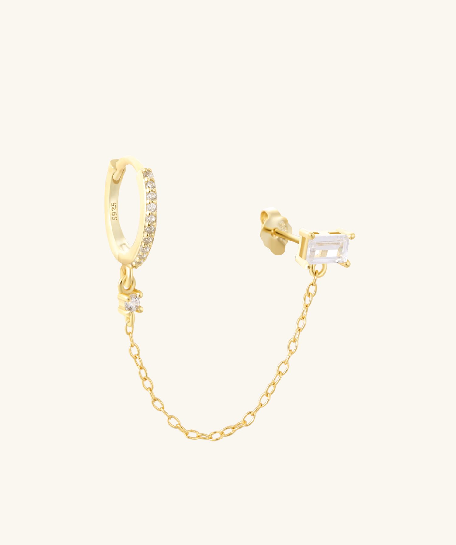 S925 Chain Earring - OumoJewelry