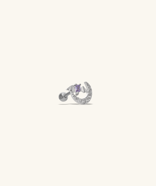Moon Bat Stud - OumoJewelry