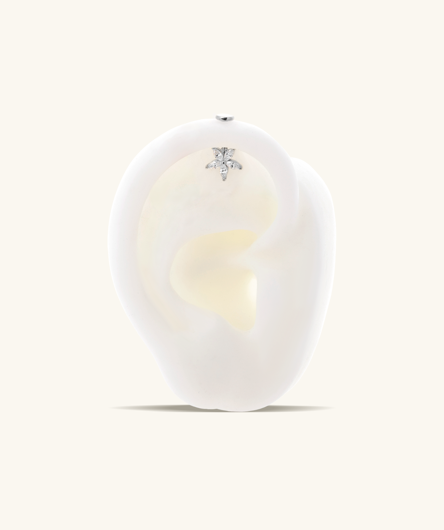 Flower Vertical Helix Stud - OumoJewelry