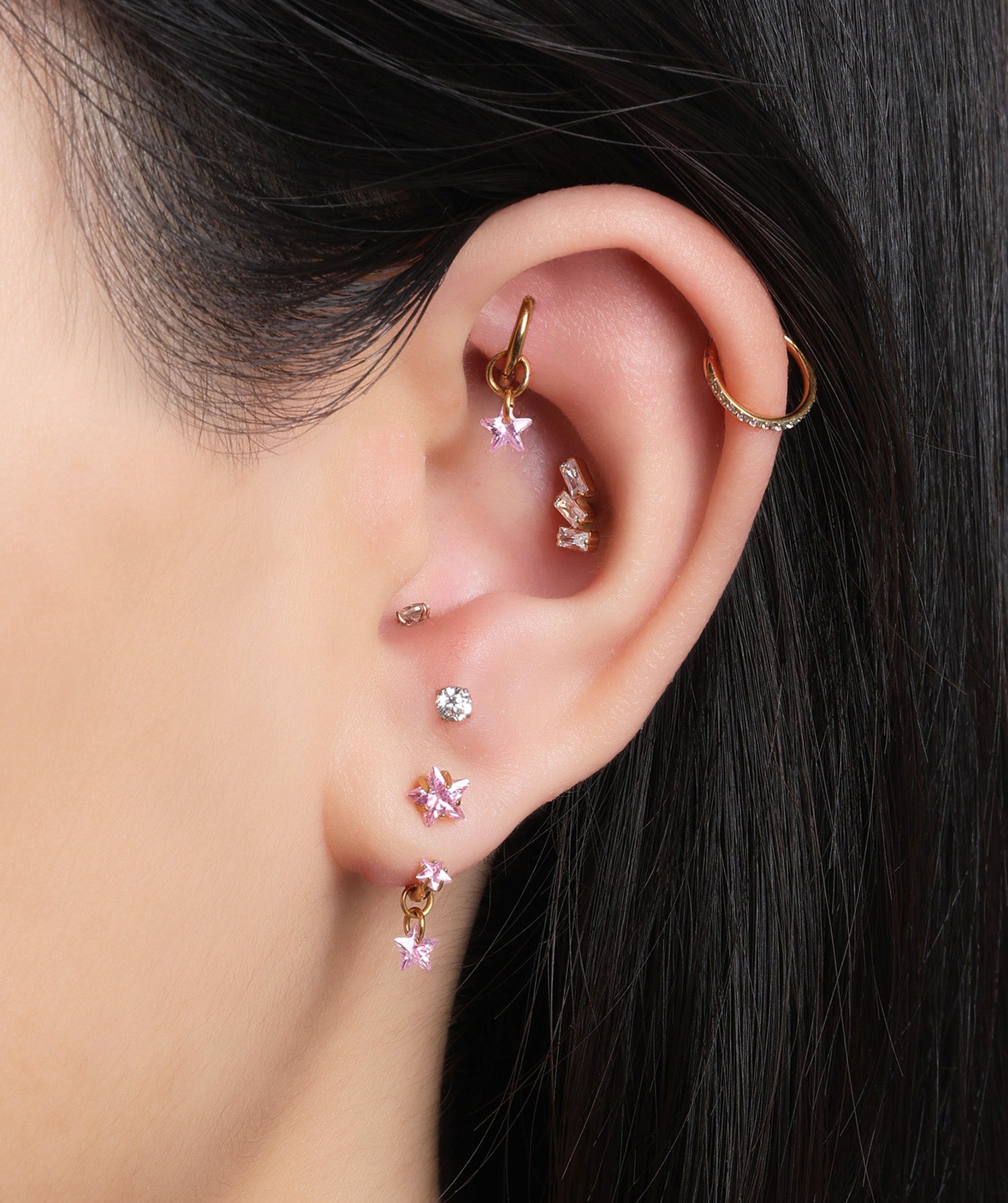 Titanium Tarin Stud - OumoJewelry