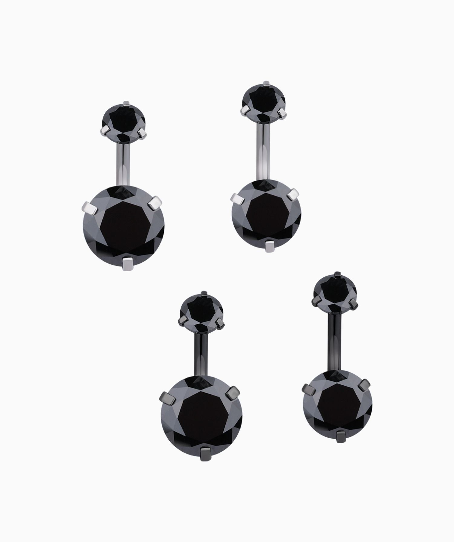 Cool Black Belly Ring - OumoJewelry