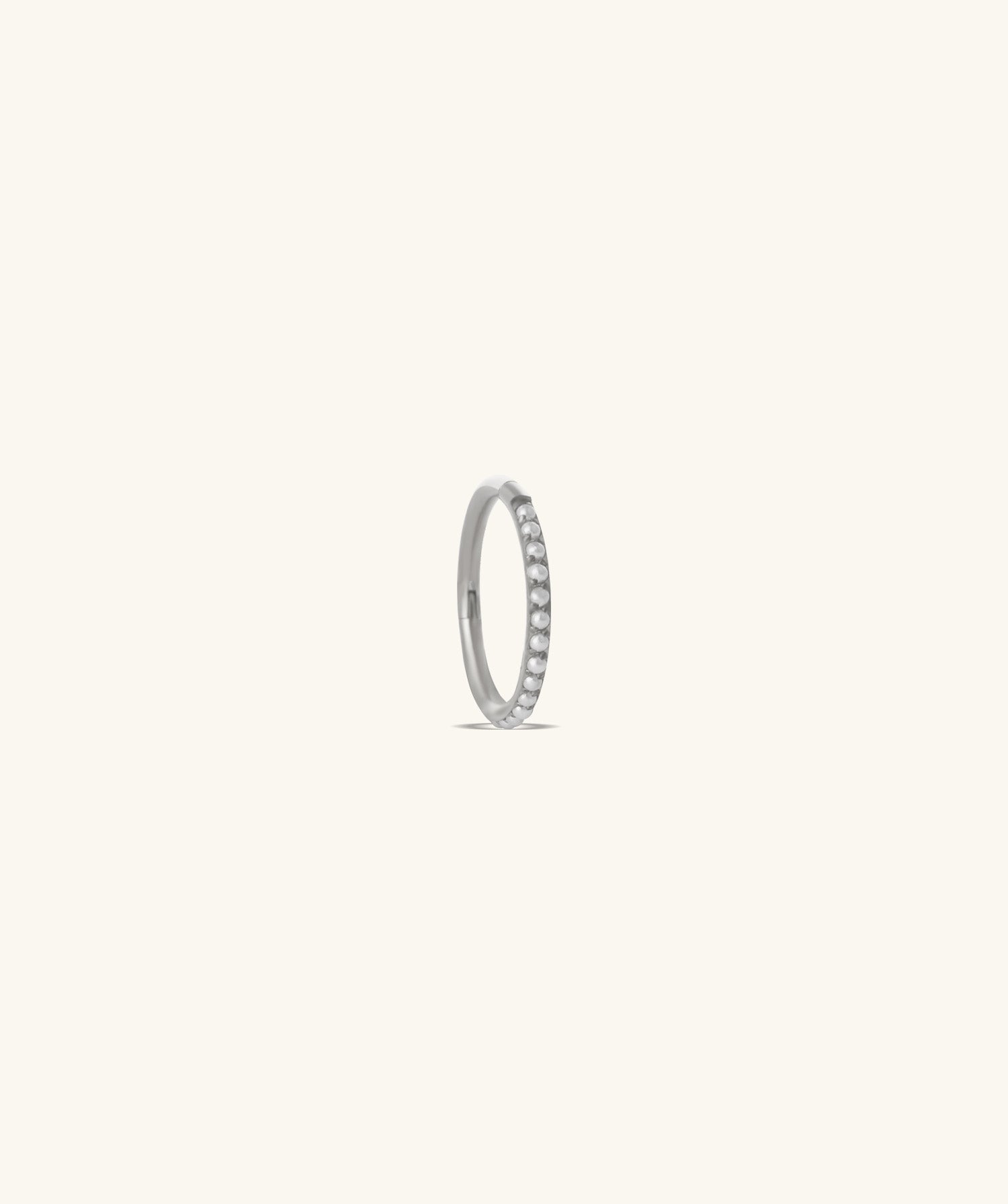Titanium Pearl Clicker - OumoJewelry
