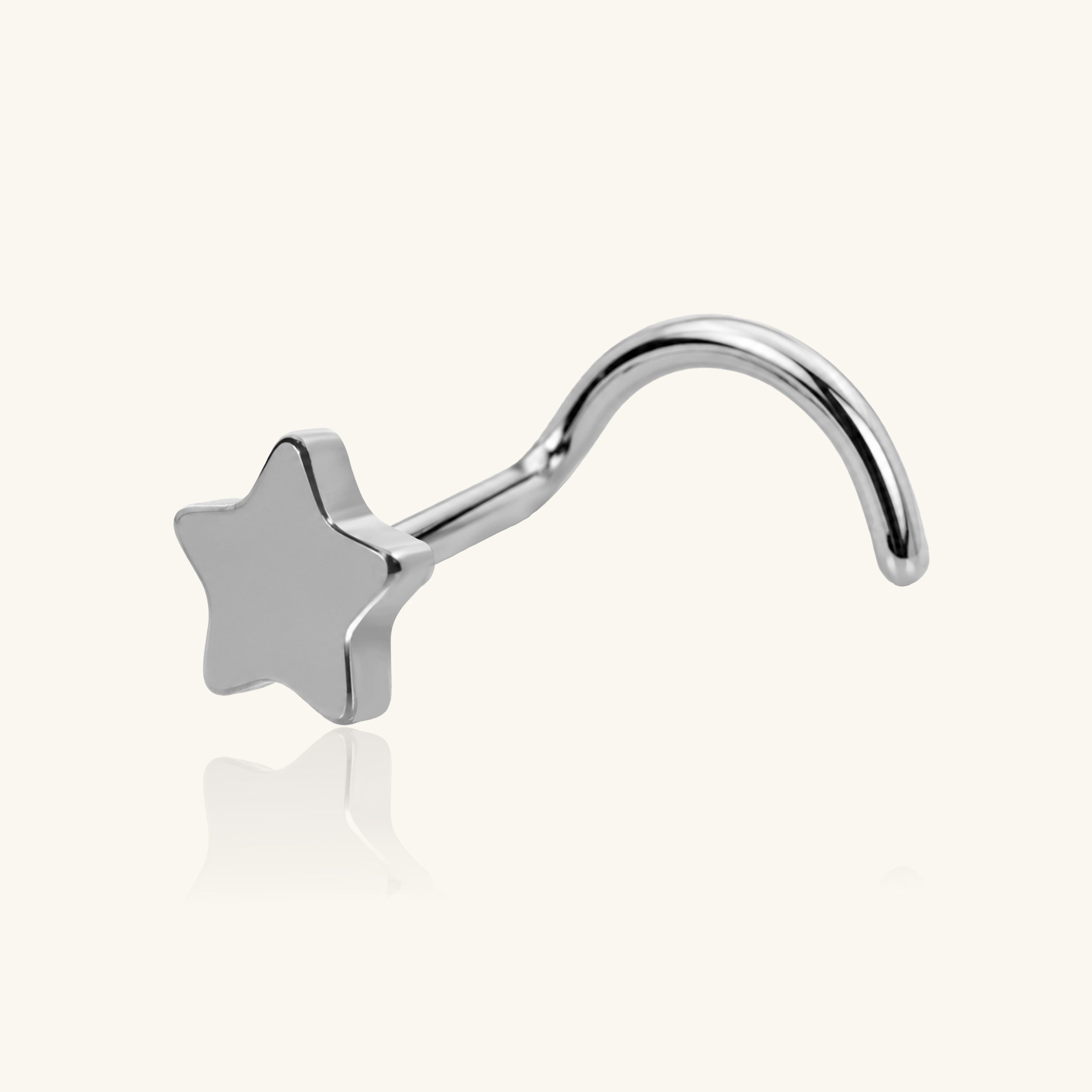 Titanium Star Nose Stud