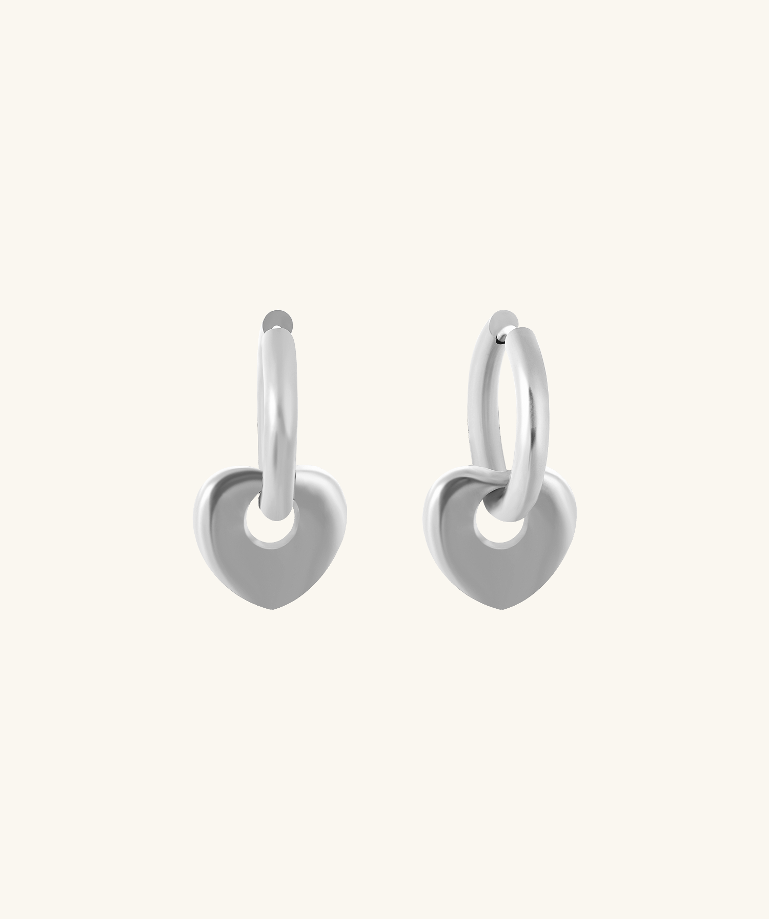 Puffed Heart Drops - OumoJewelry