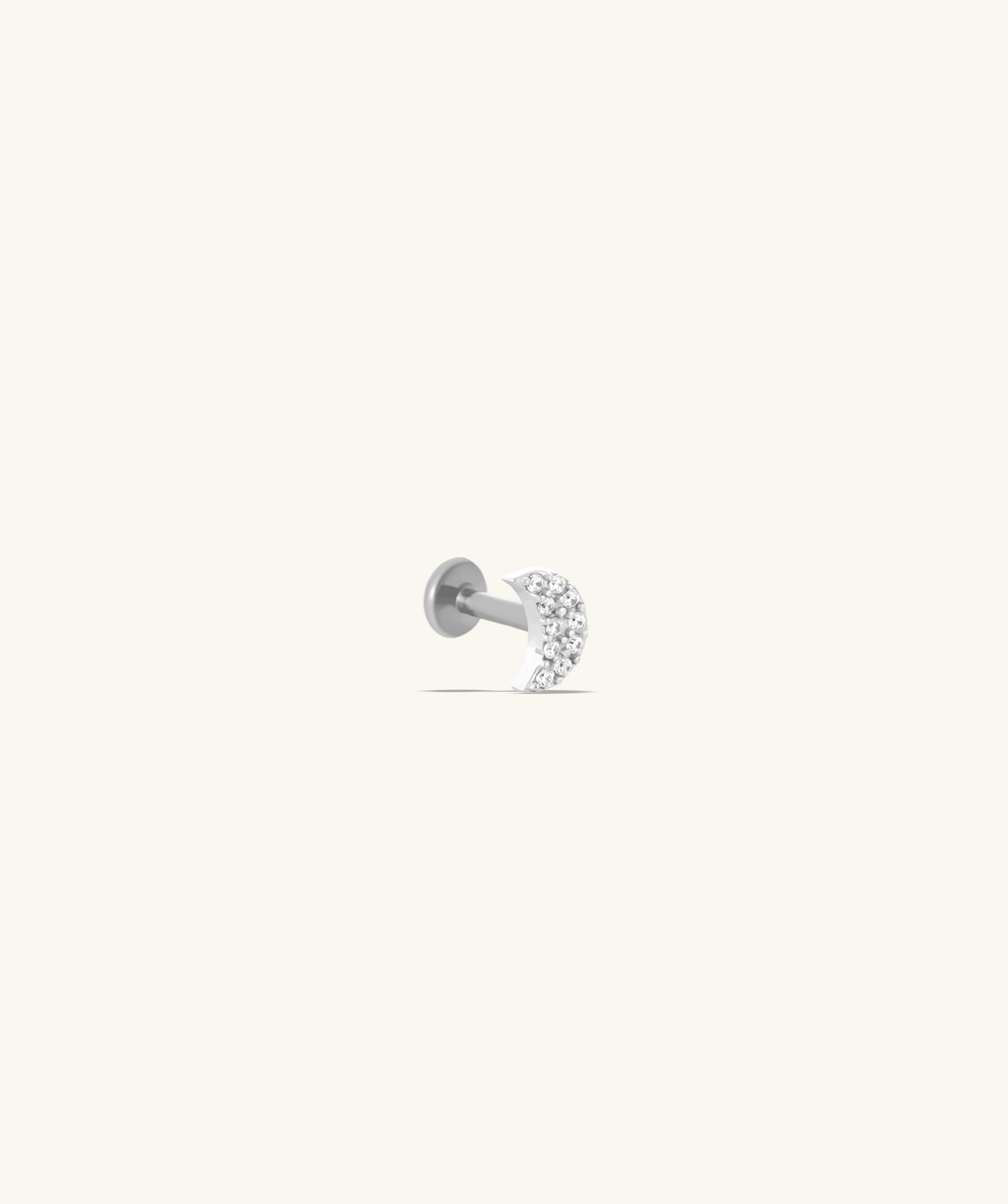 Crescent Stud - OumoJewelry