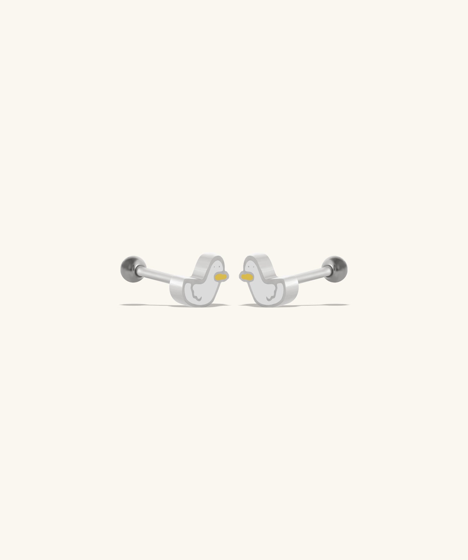 Cute Duck Studs