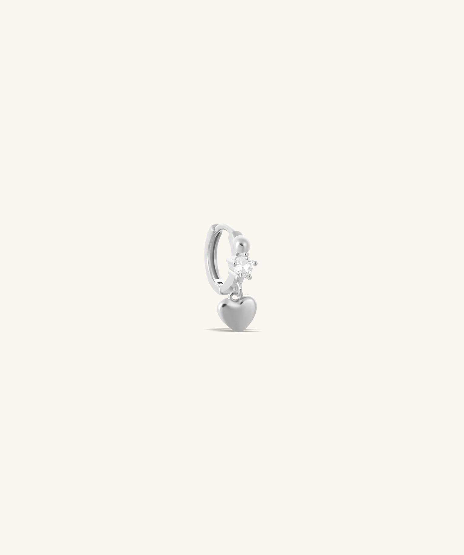 Cute Heart Helix Hoop - OumoJewelry