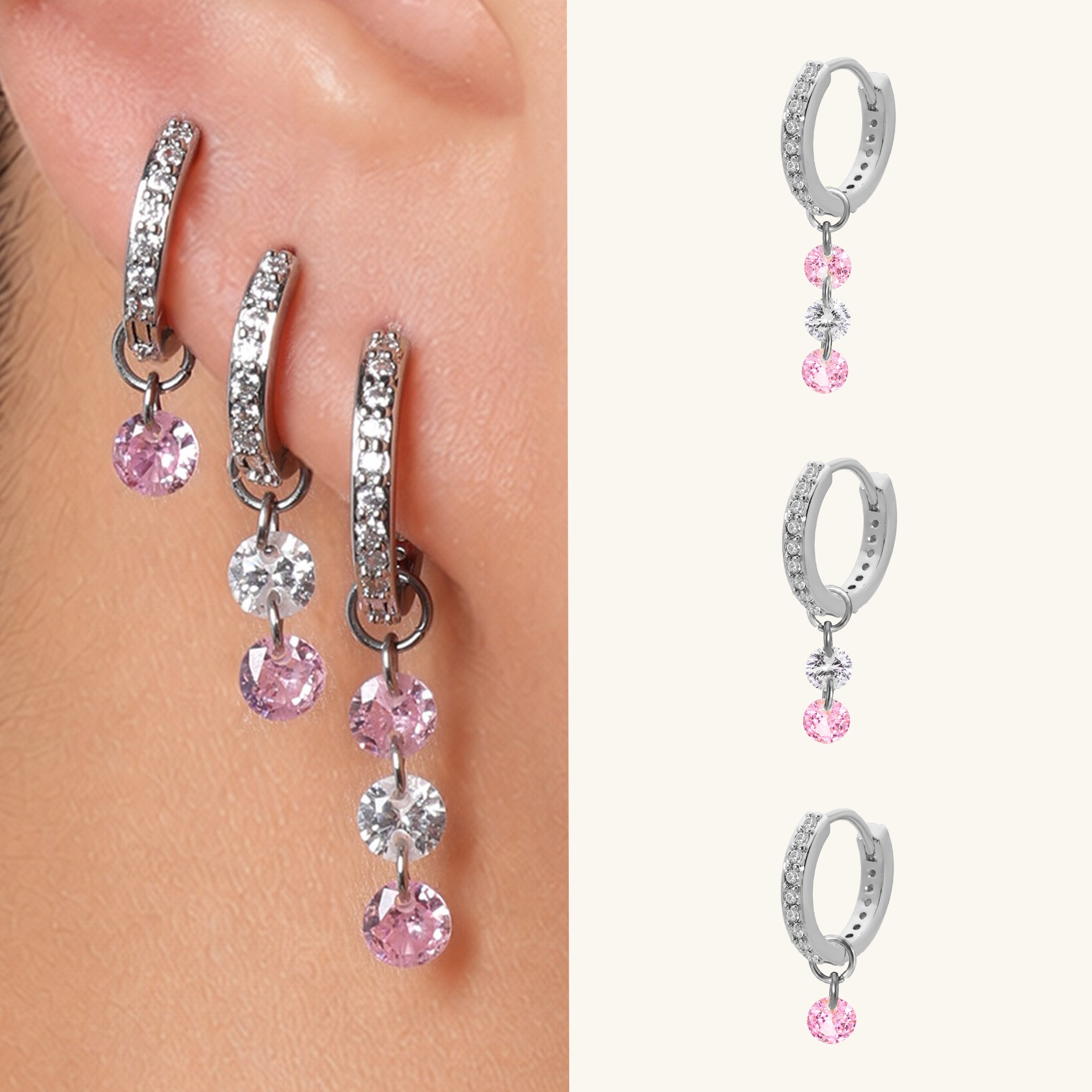 Talia Hoop Set - OumoJewelry