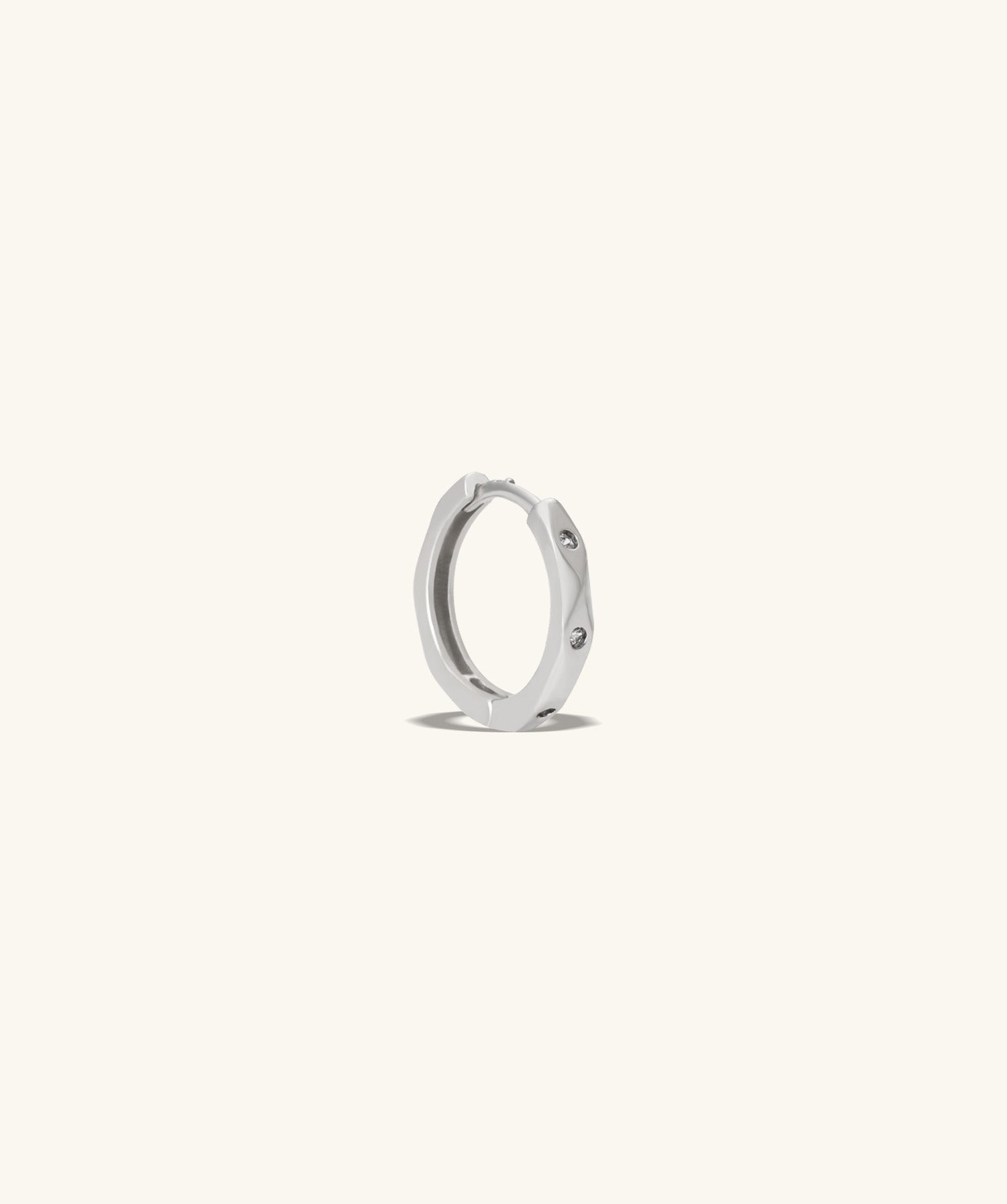 Geometric Rhombus Hoop - OumoJewelry