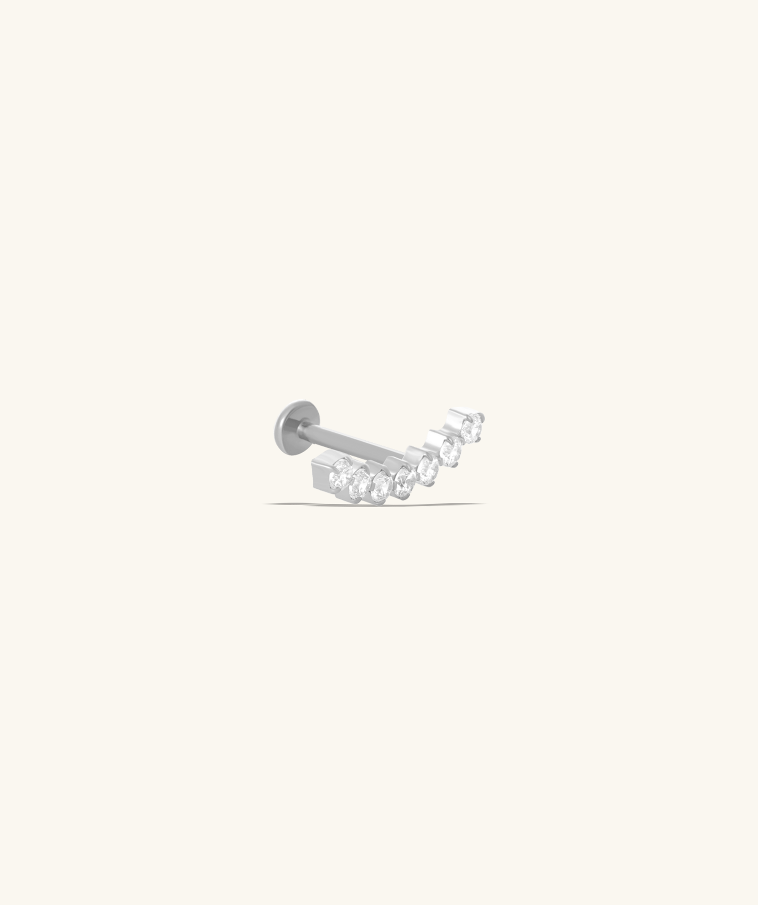Titanium Gems Stud - OumoJewelry
