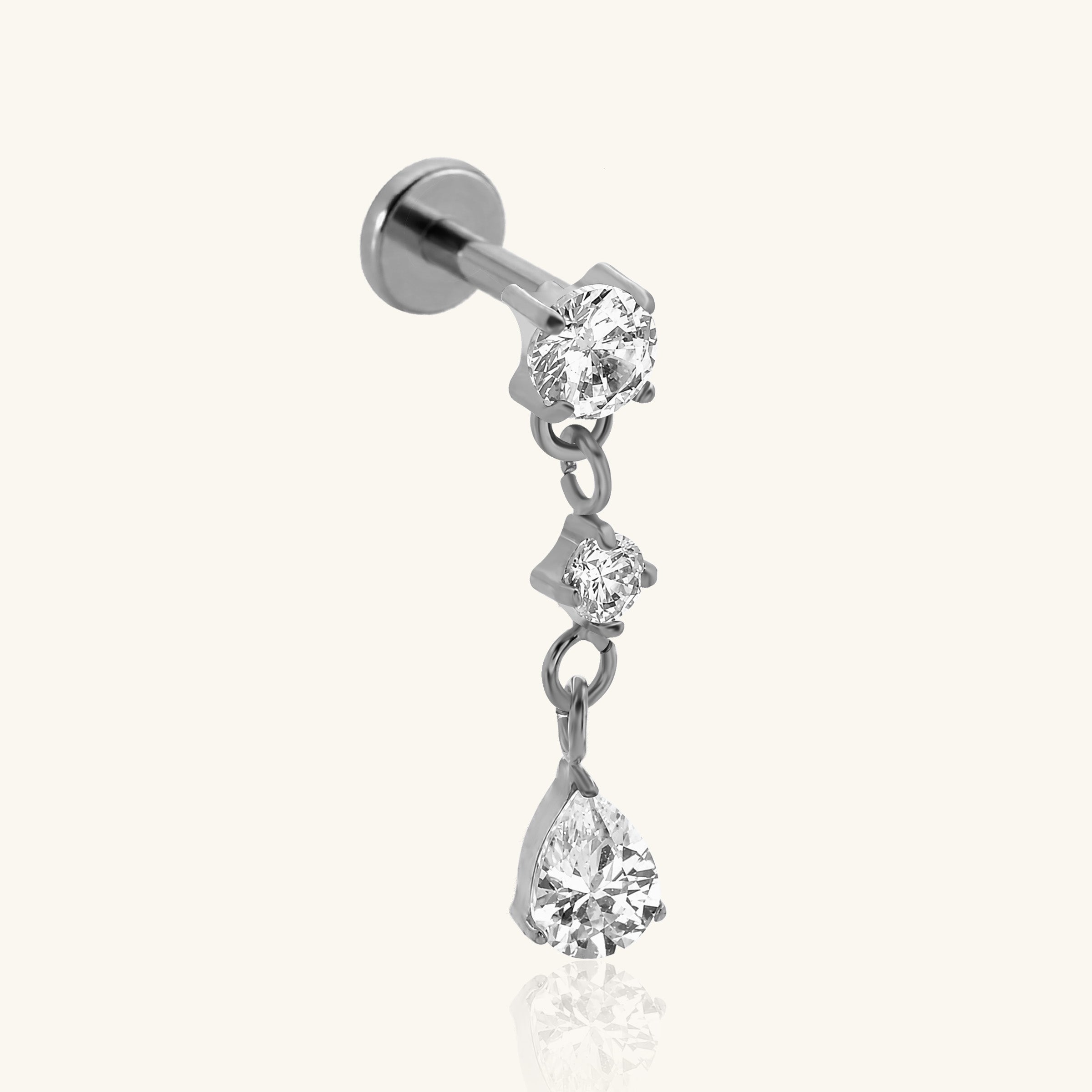 Titanium Eleni Stud
