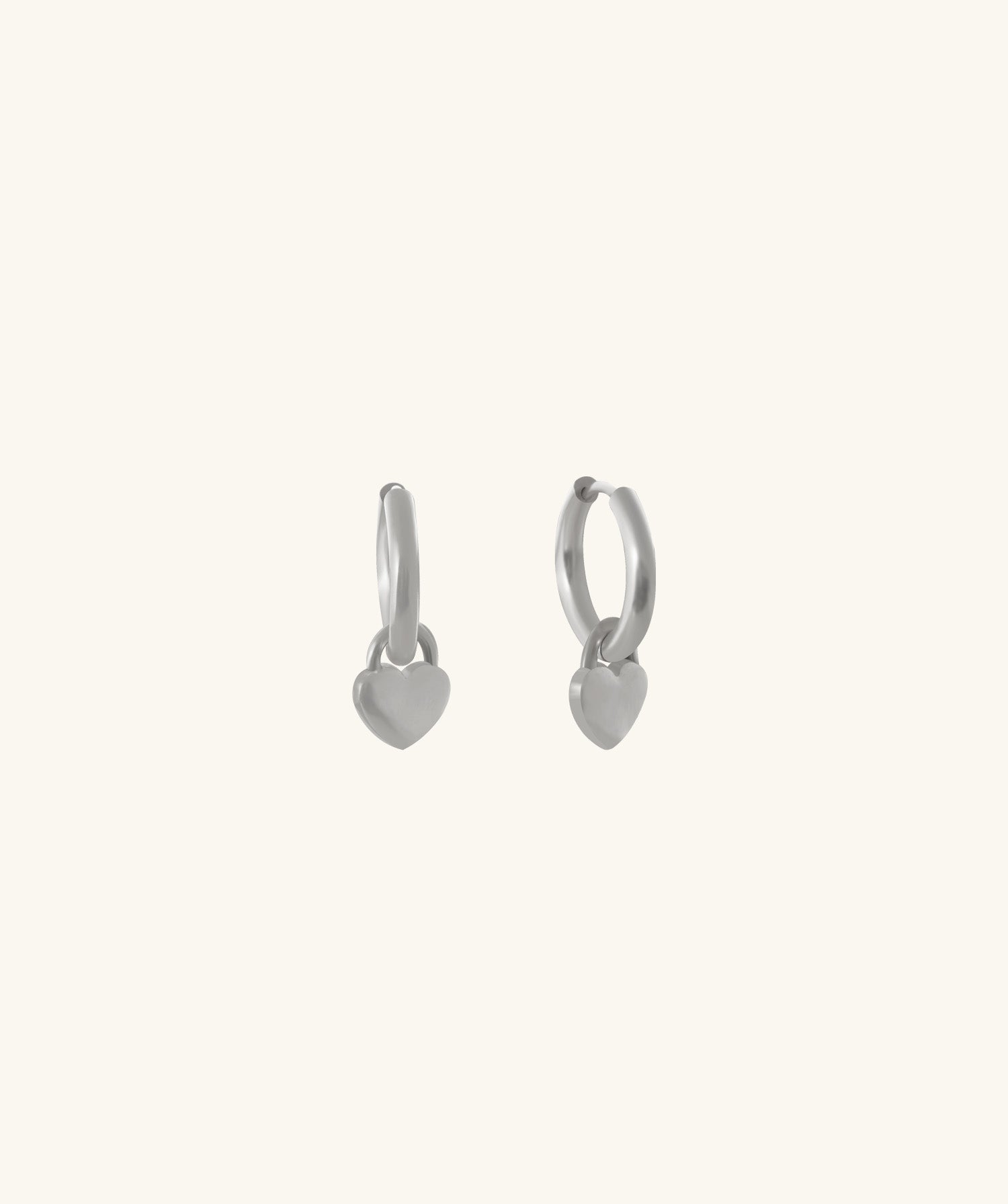 Classic Puffed Heart Drops - OumoJewelry