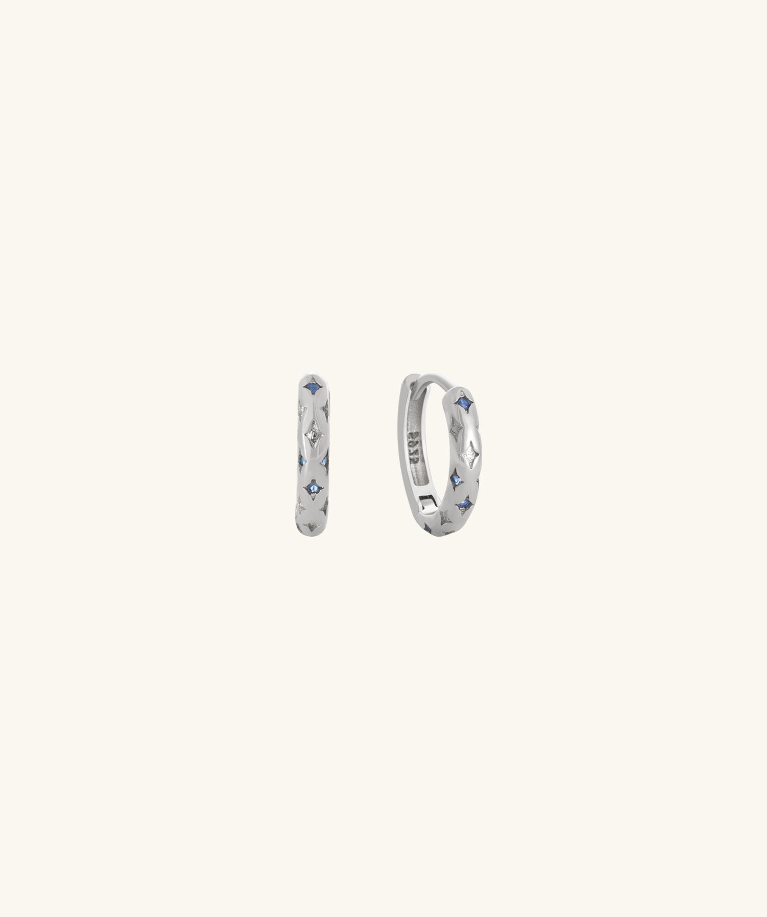 Star Twinkle Hoops - OumoJewelry