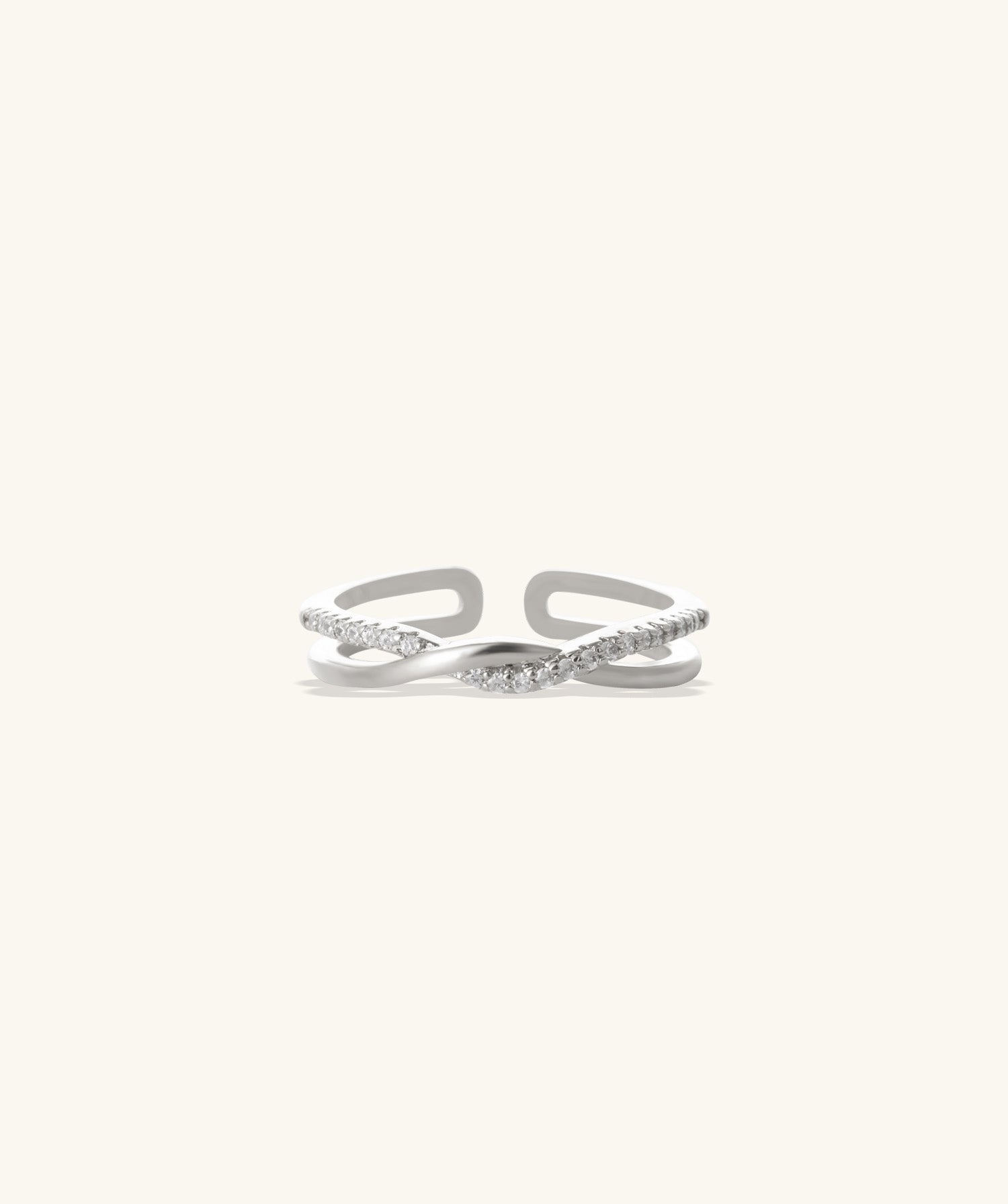 Twinkling Knot Ring - Brass - Oumo Jewelry