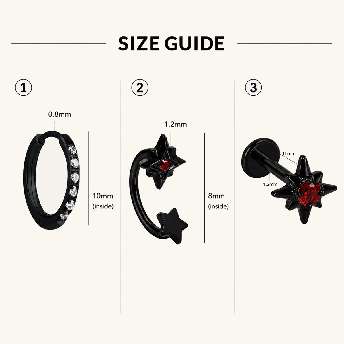 Neva Ear Stack Set